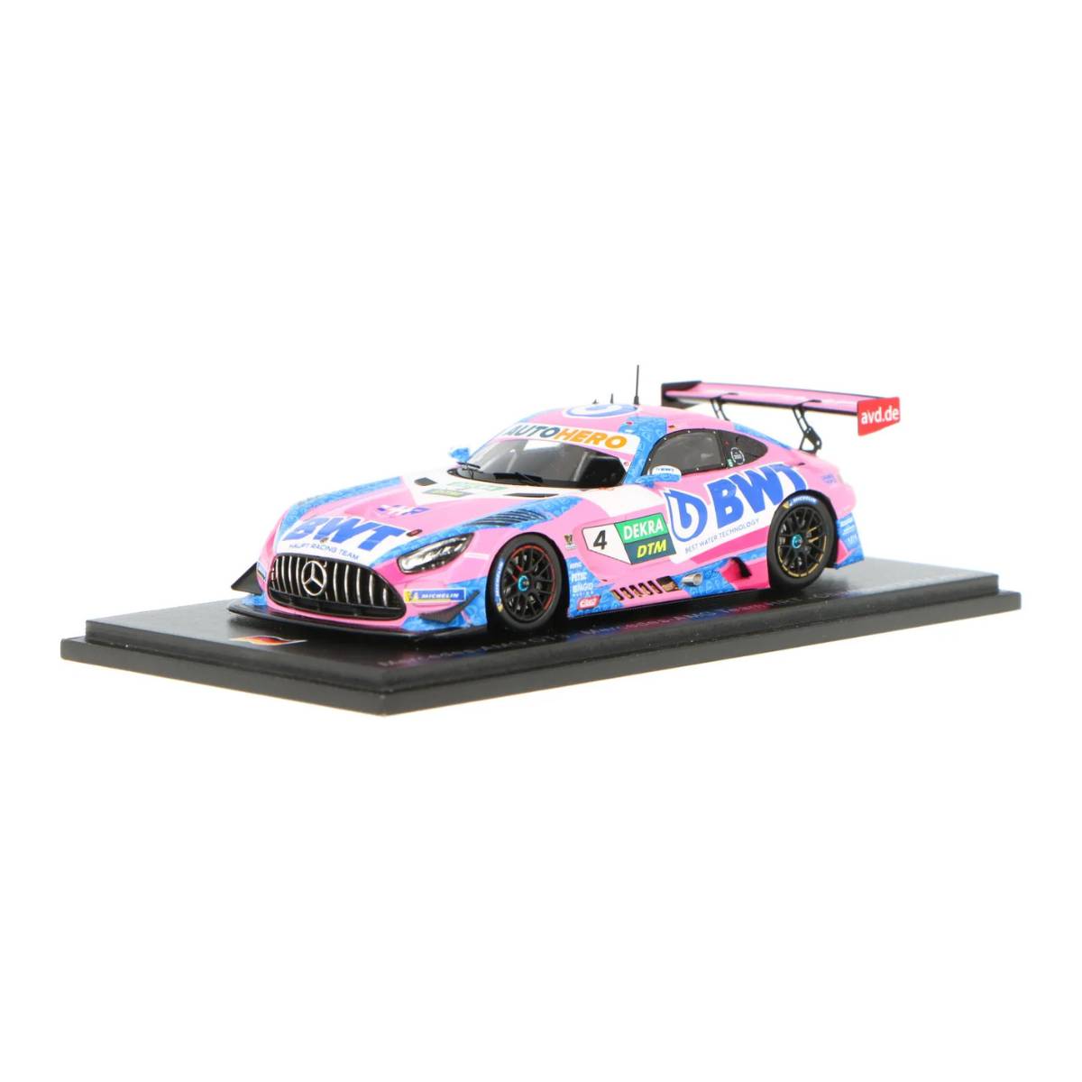 Mercedes-AMG GT3 No.4 Mercedes-AMG Team HRT - Champion DTM 2021 - Maximilian Gotz.  Limited 750 - 1:43 Scale Resin Model Car