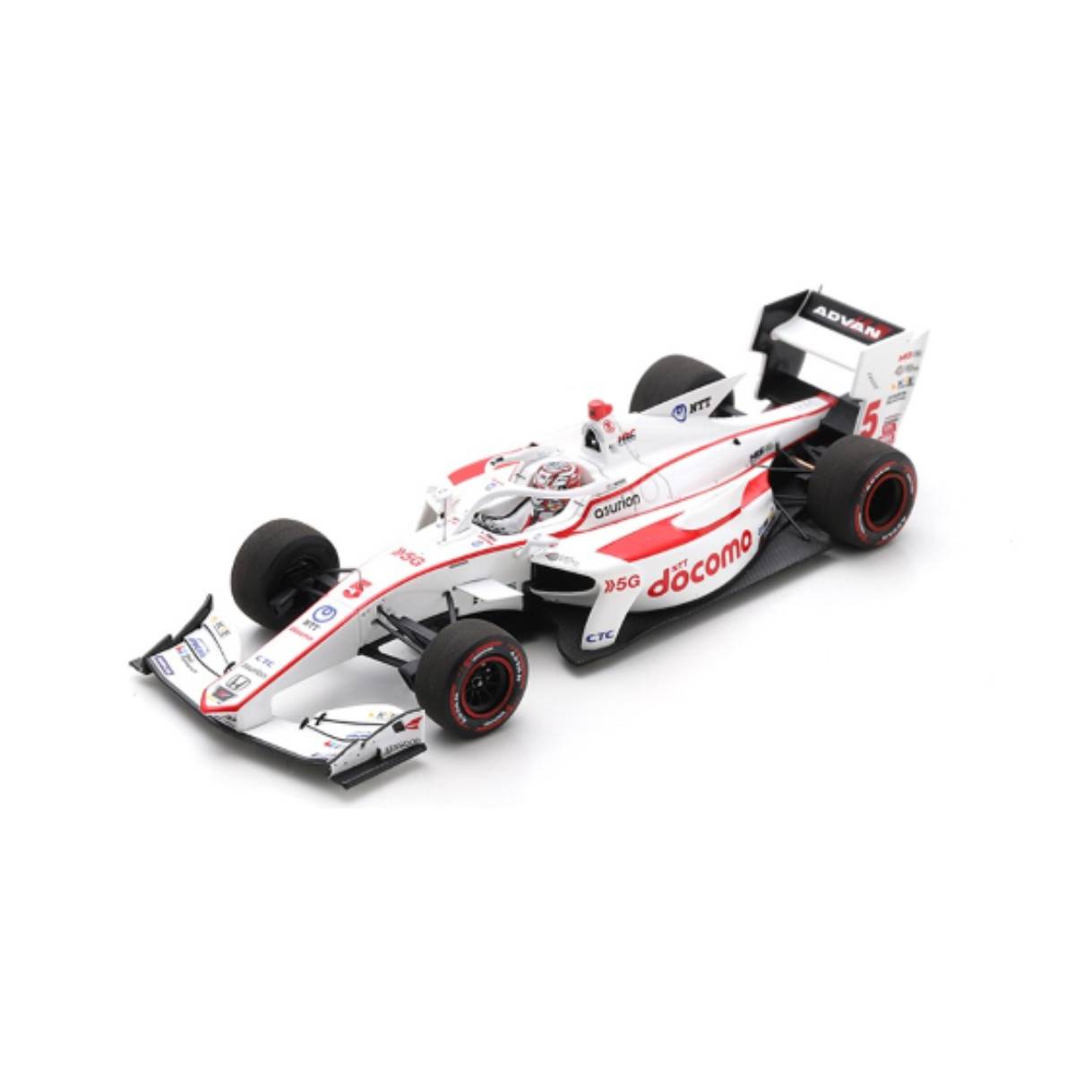 SF19 No.5 DOCOMO TEAM DANDELION RACING M-TEC HR417E - Super Formula 2022 - Tadasuke Makino.  Limited 500 - 1:43 Scale Resin Model Car