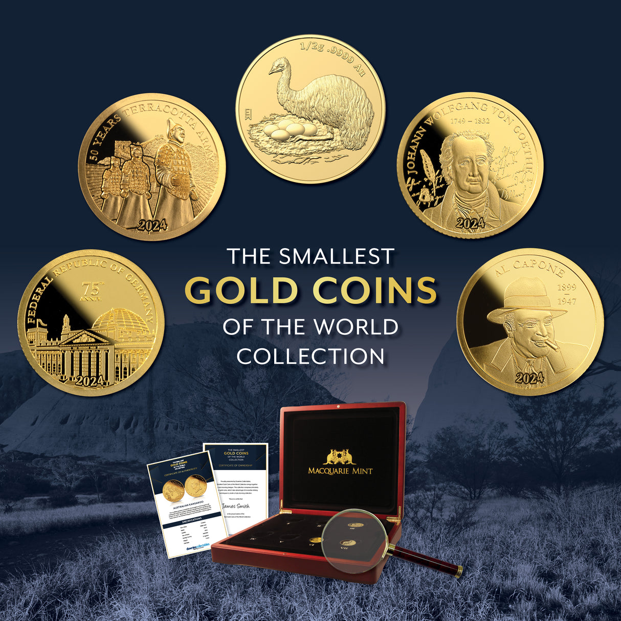 Smallest Gold Coins of the World Collection