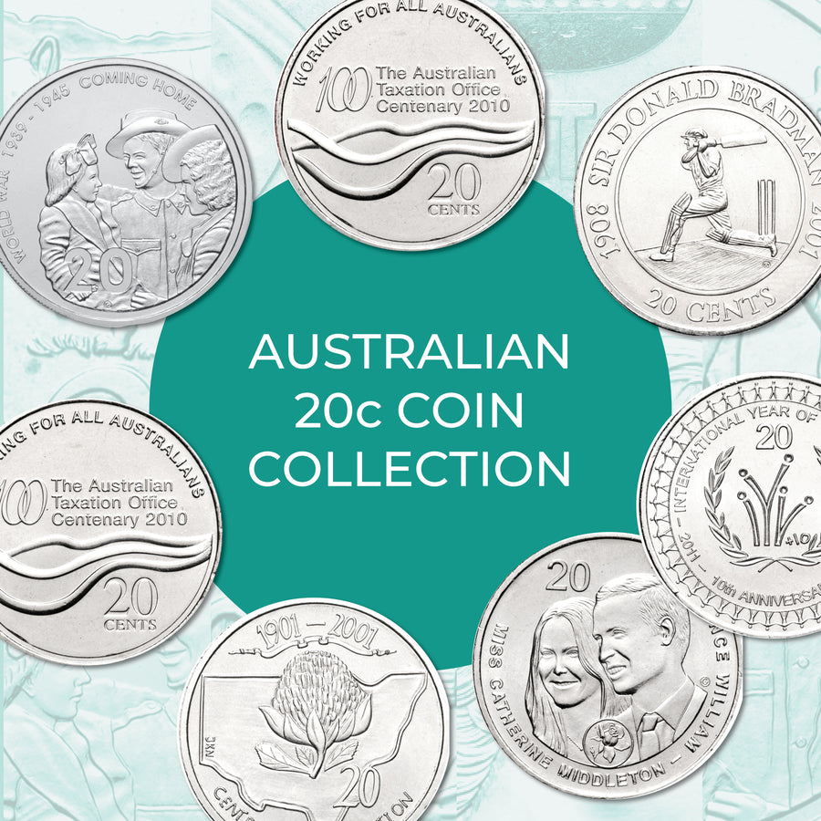 Australian 20c Coin Collection – Downies Collectables