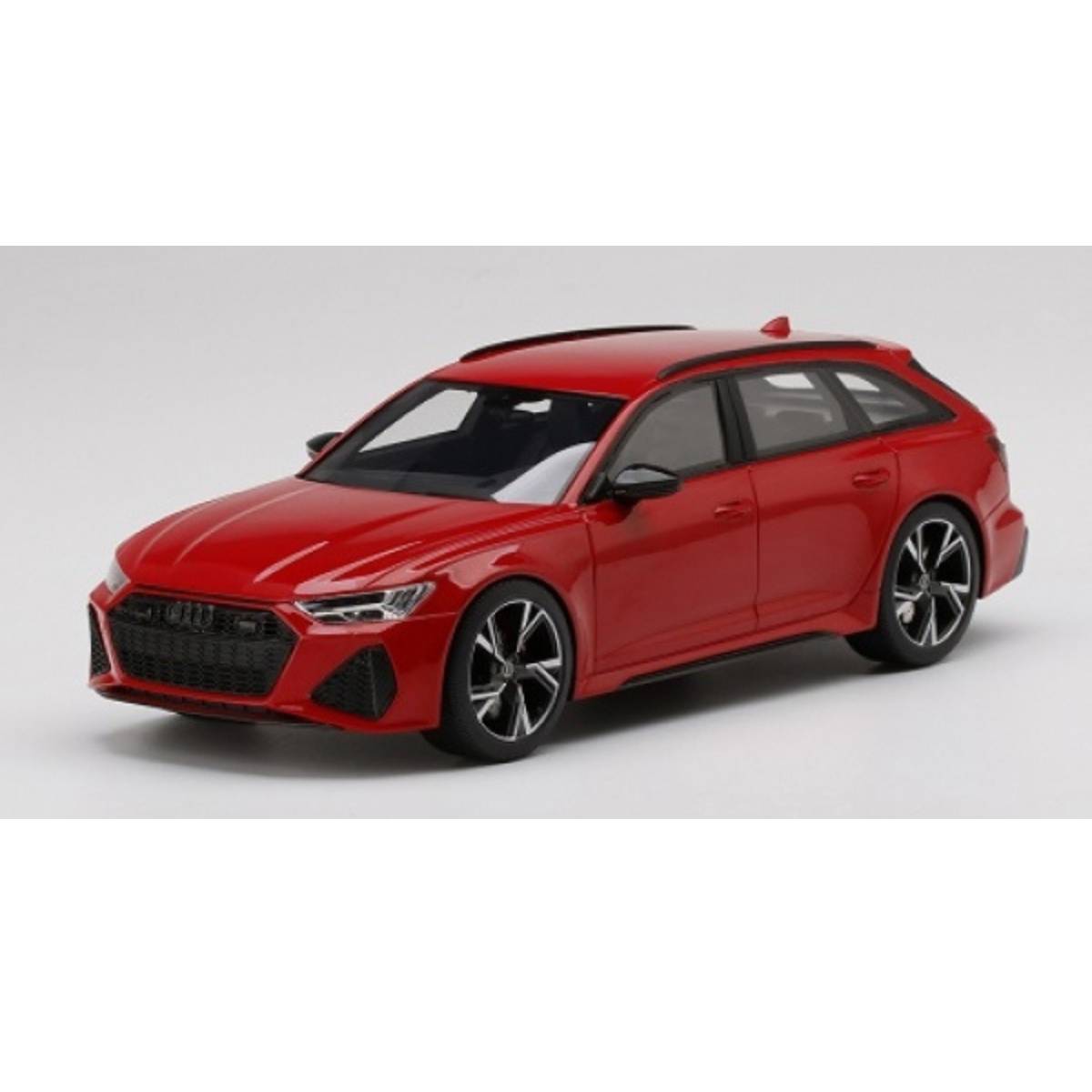 Audi RS 6 Avant Carbon Black - Tango Red - 1:18 Scale Resin Model Car