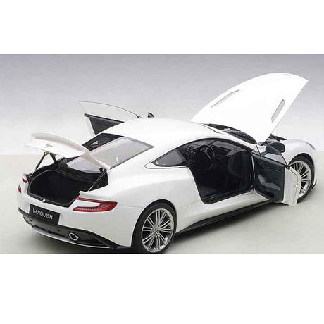 ASTON MARTIN VANQUISH 2015 (GLOSSY WHITE) - 1:18 Scale Composite Model Car