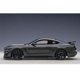 FORD SHELBY GT-350R  (LEAD FOOT GREY W/ BLACK STRIPES) - 1:18 Scale Composite Model Car