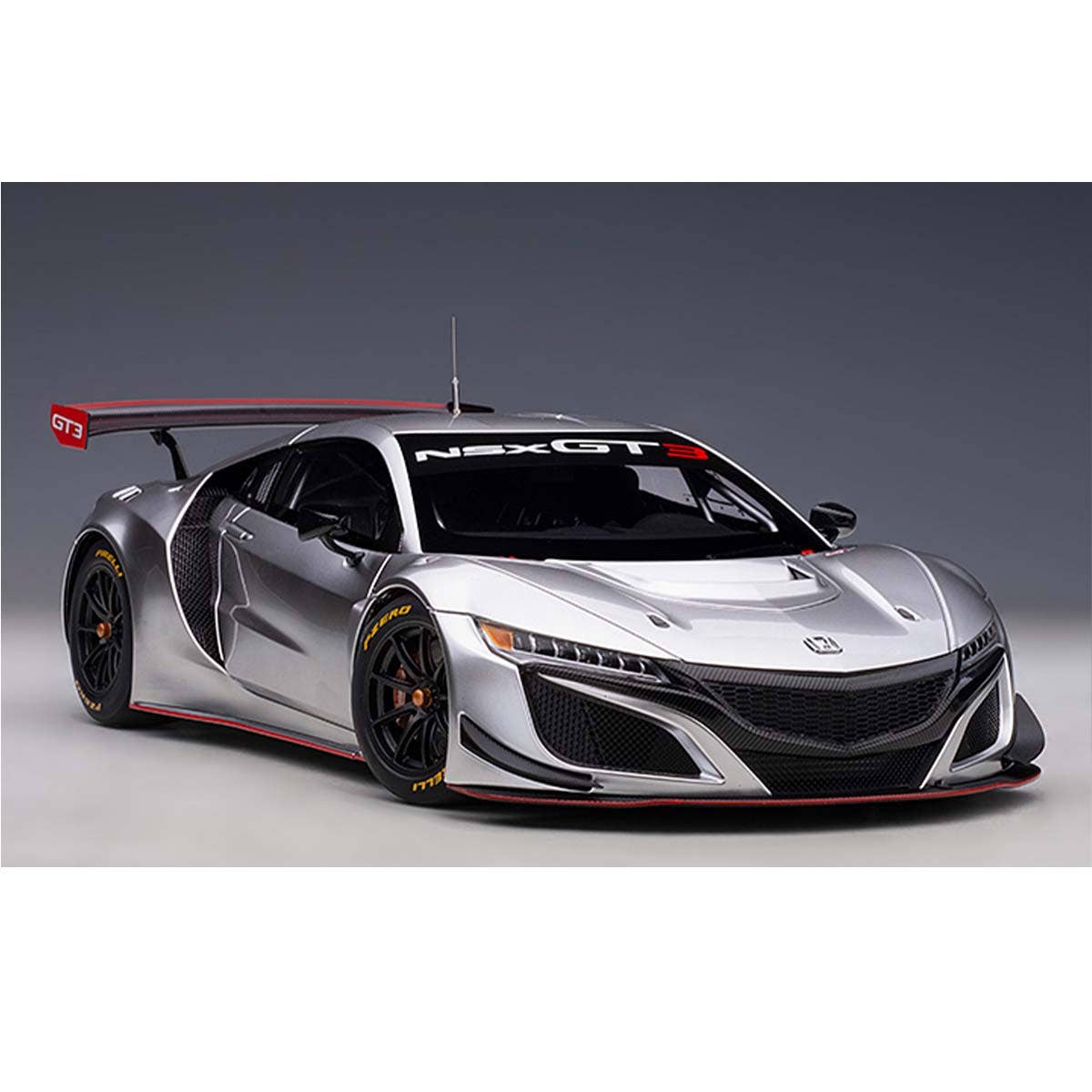 HONDA NSX GT3 2018 (HYPER SILVER) - SEALED BODY - 1:18 Scale Composite ...