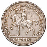 1934-35 Centenary Florin Extremely Fine