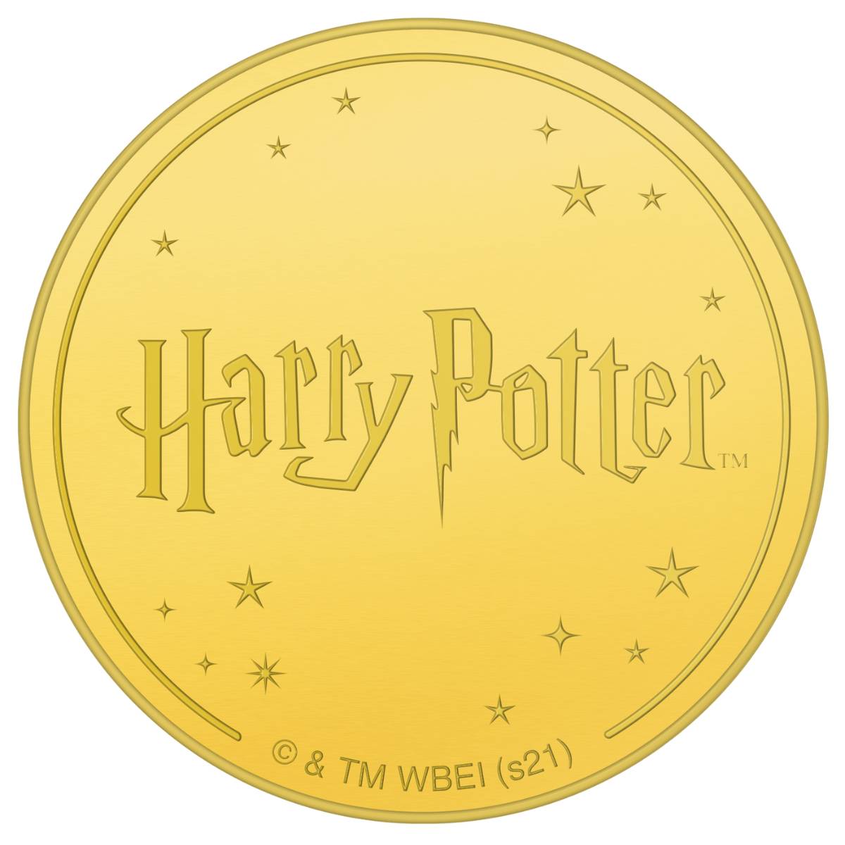 Harry Potter Chibi Rubeus Hagrid Gold-plated Prooflike Commemorative