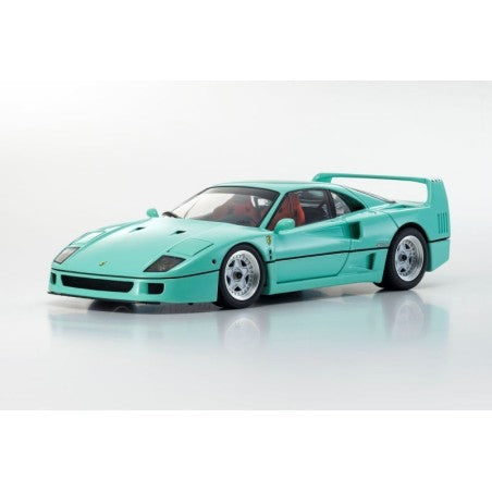 Ferrari F40 Mint Green - 1:18 Scale Diecast Model Car