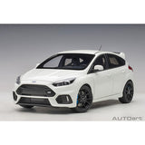 FORD FOCUS RS 2016 (FROZEN WHITE) - 1:18 Scale Composite Model Car