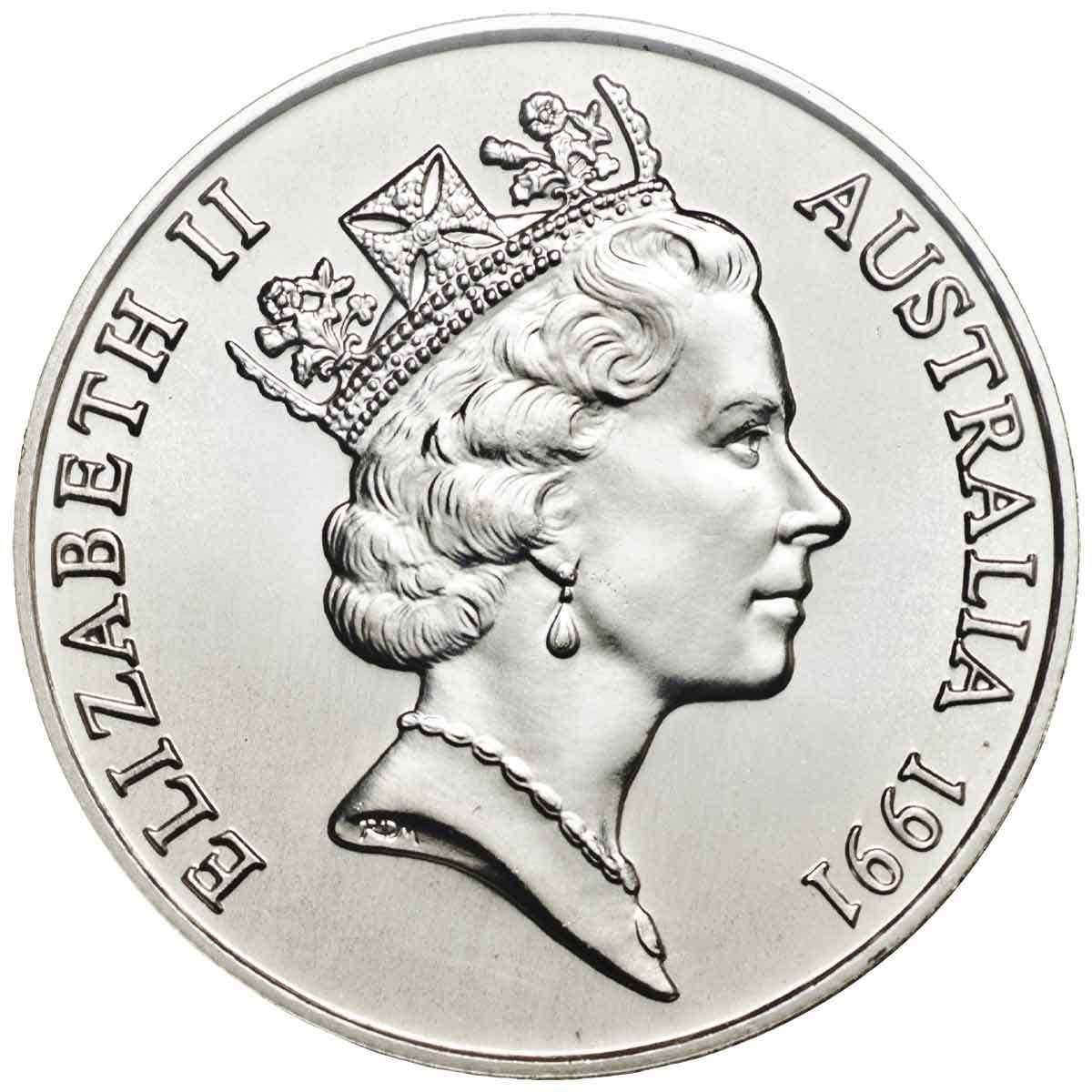 Australia 1991 $10 Tasmania Silver Uncirculated Coin