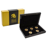 George V 1914-18P Gold Sovereign about Uncirculated-Uncirculated 5-Coin Set