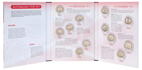 Shilling & Florin Australian 12-Coin Type Set