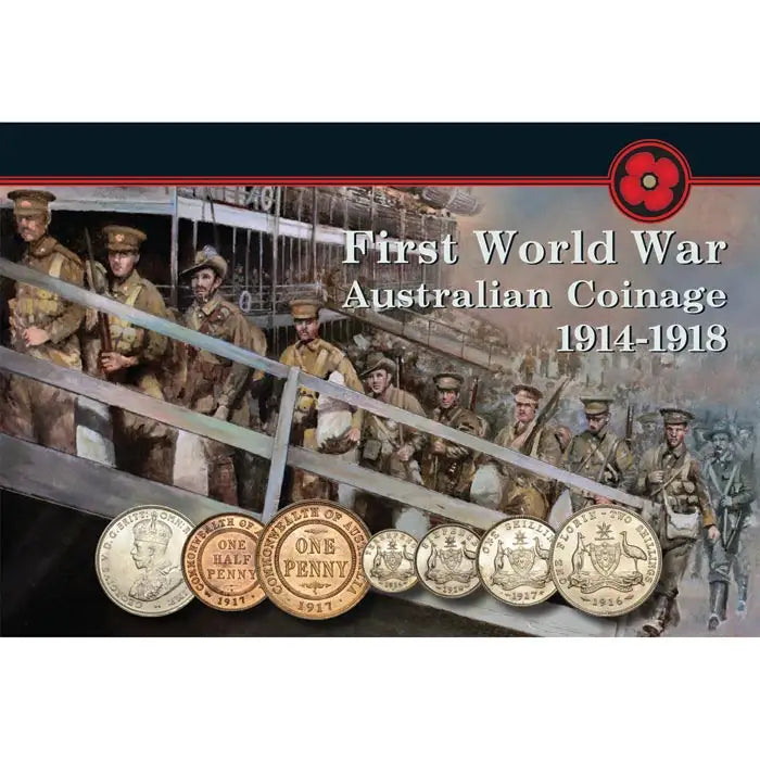 1914-18 WWI Predecimal Coin Pack