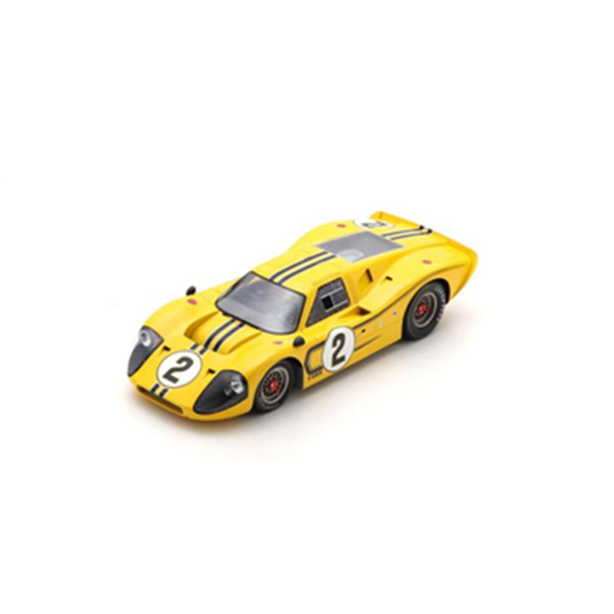 Ford GT40 Mk IV No.2 4th 24H Le Mans 1967   - B. McLaren - M. Donohue - With Acrylic Cover - 1:18 Scale Resin Model Car