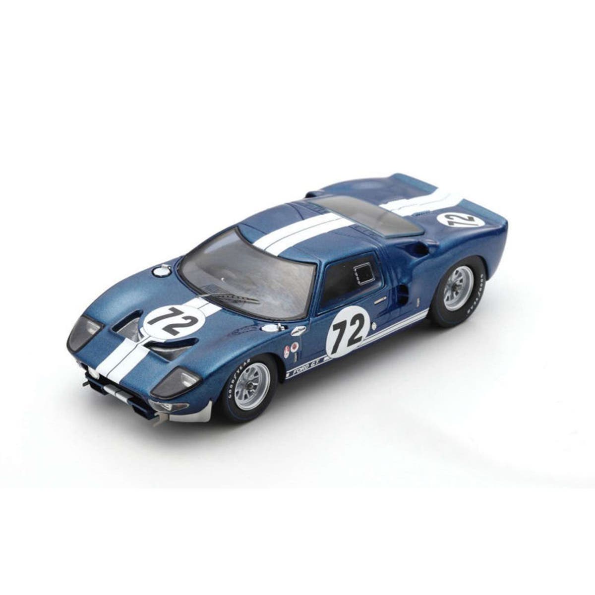 Ford GT40 No.72 3rd 2000km Daytona 1965 - B. Bondurant - R. Ginther - Limited 500 - 1:43 Scale Resin Model Car