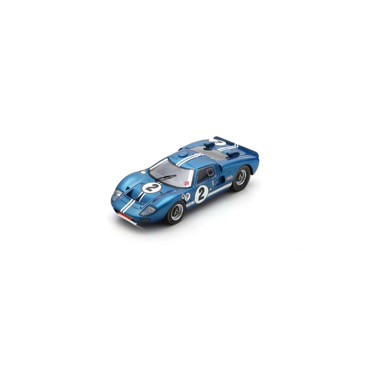 Ford GT40 Mk2 No.2 2nd 12H Sebring 1967 - A. Foyt - L. Ruby - Limited 500 - 1:43 Scale Resin Model Car