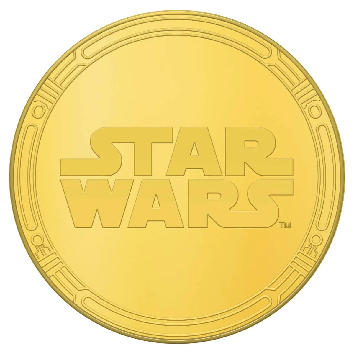 Star Wars Celebrations The Phantom Menace 1999 Gold-plated Prooflike Commemorative