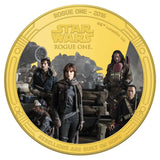 Star Wars Celebrations Rogue One 2016 Gold-plated Prooflike Commemorative