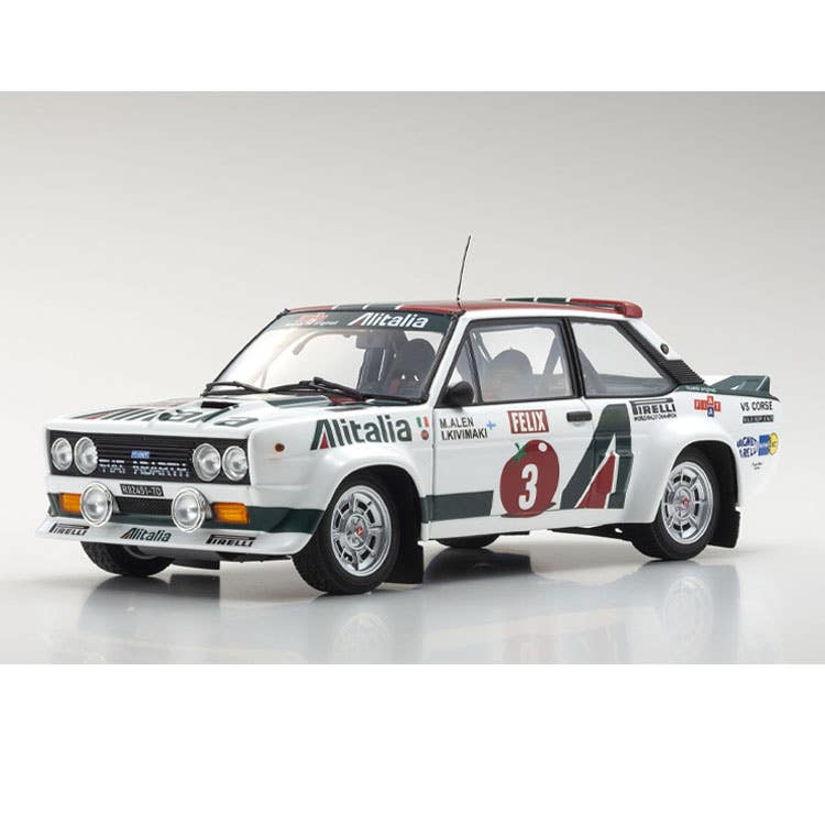 Fiat 131 Abarth Rally - #3 Alen / Kivimaki - Winner, 1978 1000 Lakes Rally - 1:18 Model Car