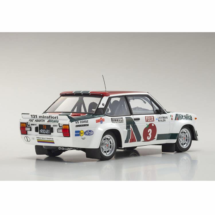 Fiat 131 Abarth Rally - #3 Alen / Kivimaki - Winner, 1978 1000 Lakes Rally - 1:18 Model Car