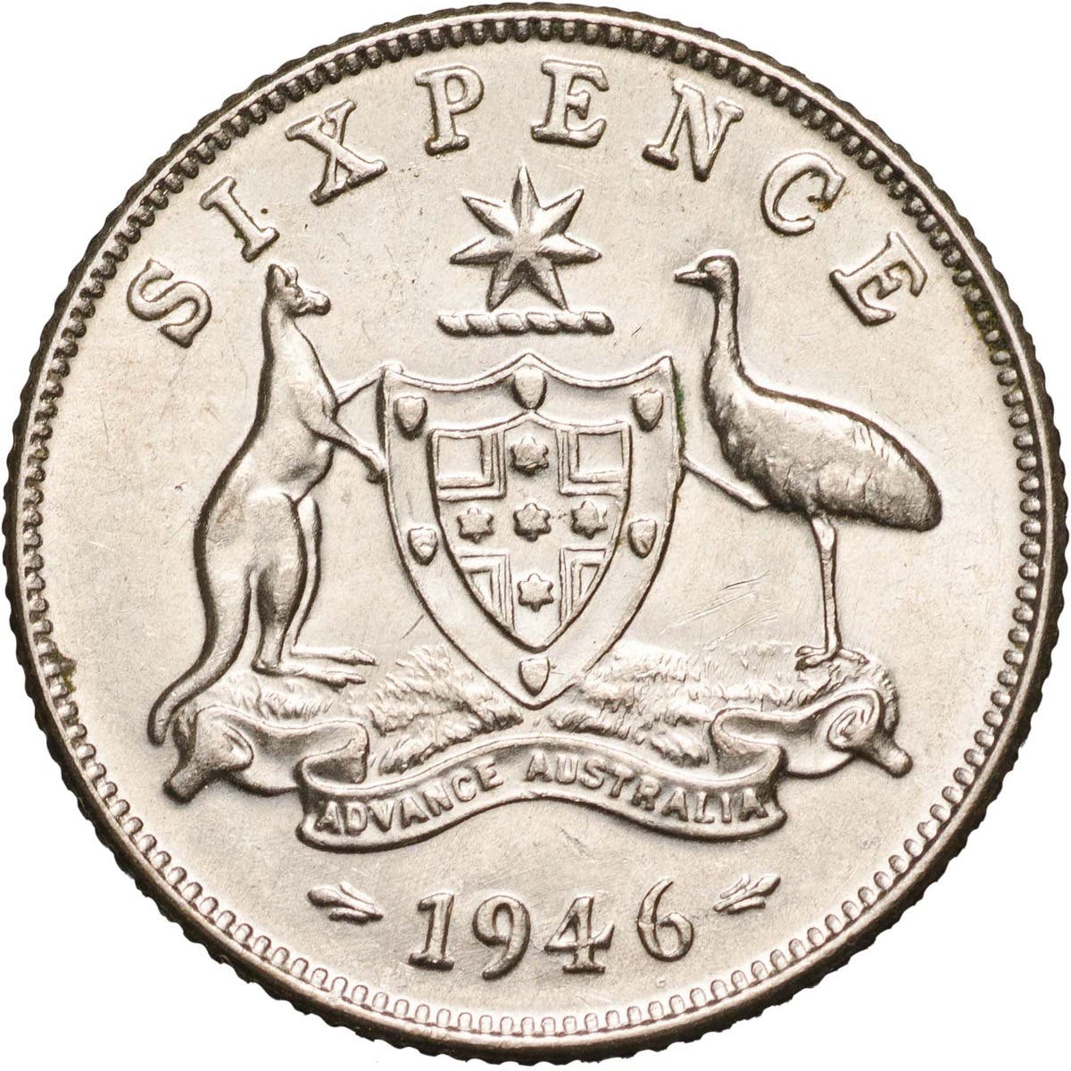 1946 Sixpence Uncirculated