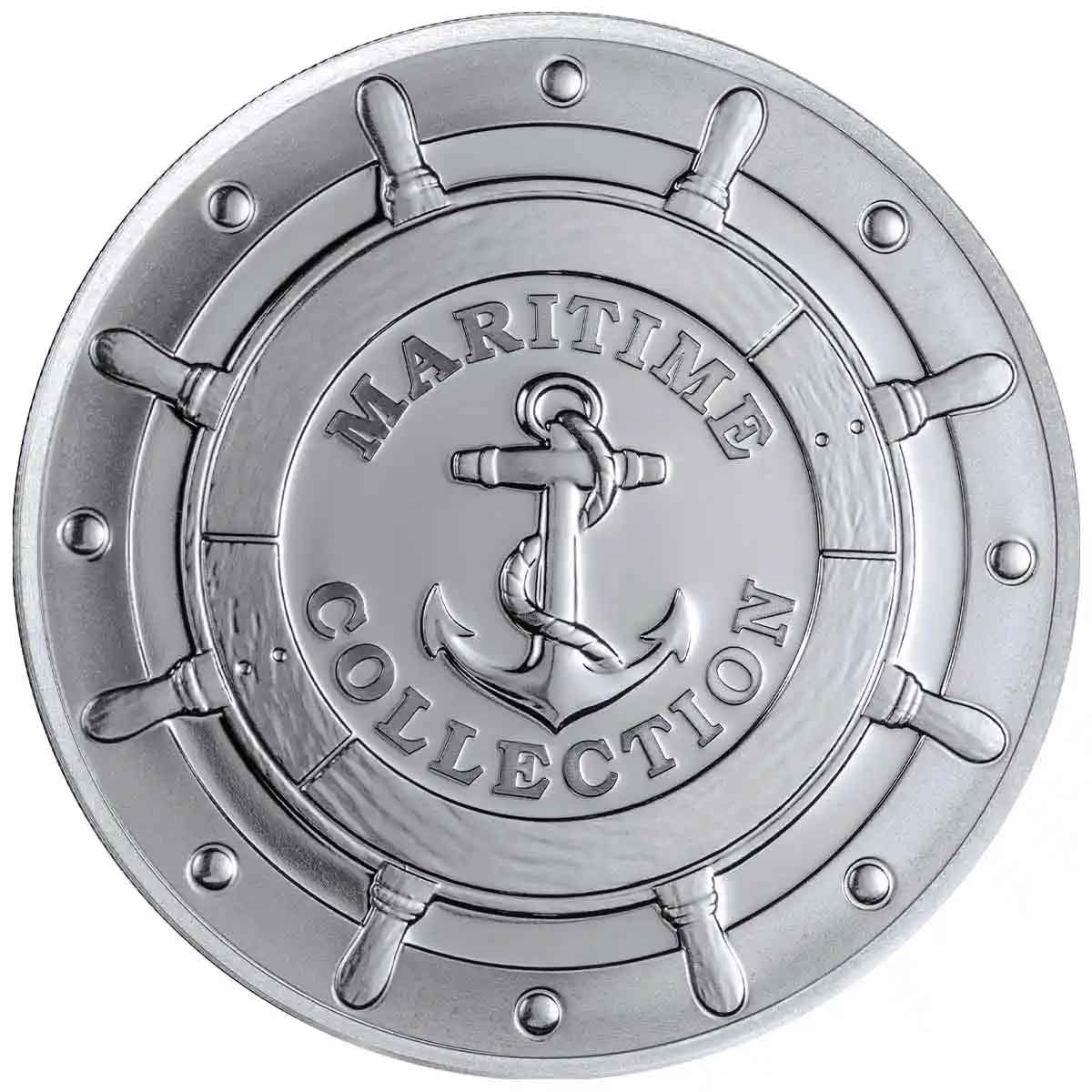 Maritime HMB Endeavour Silver Prooflike Commemorative