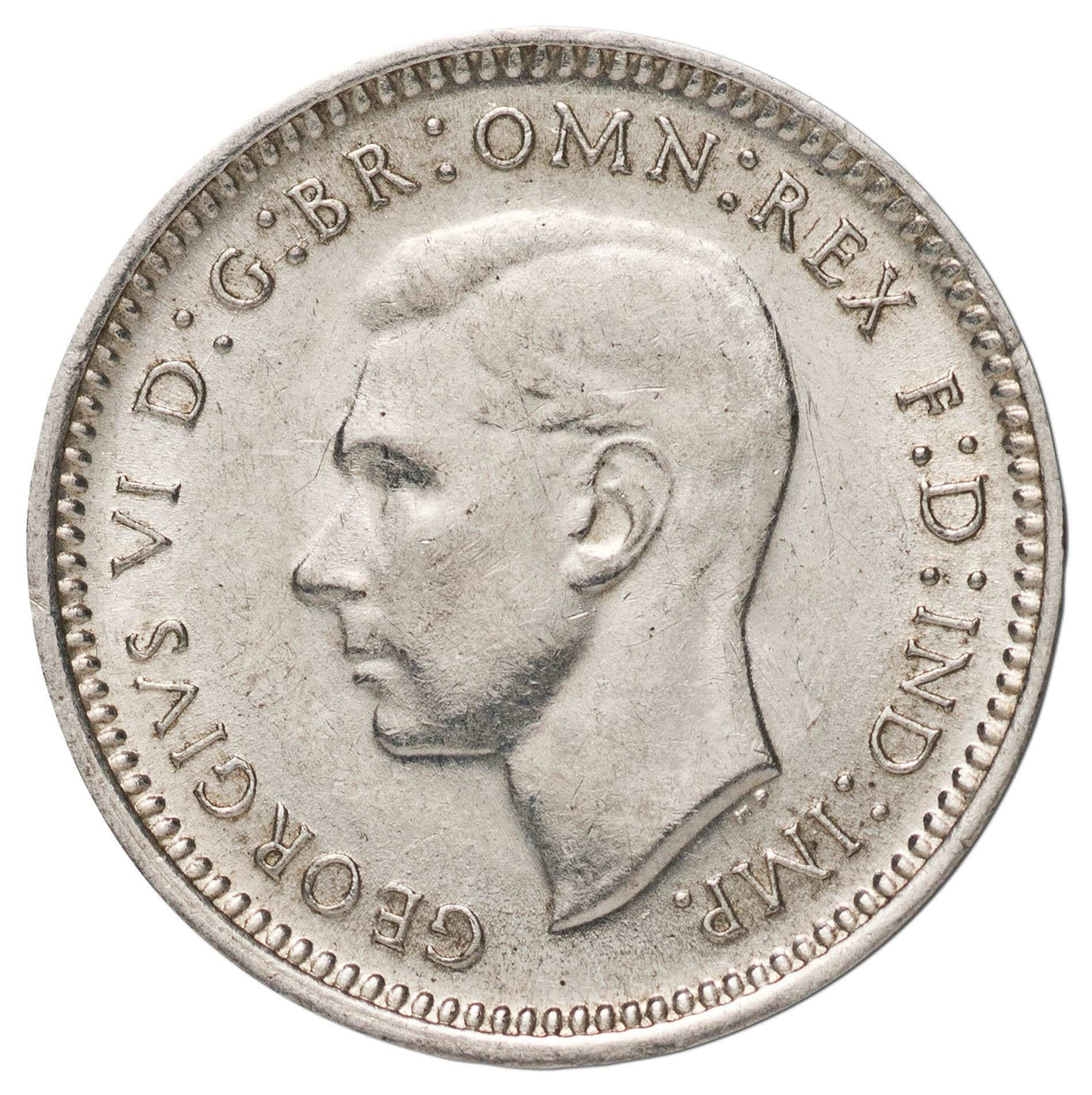 1939 Threepence about Uncirculated