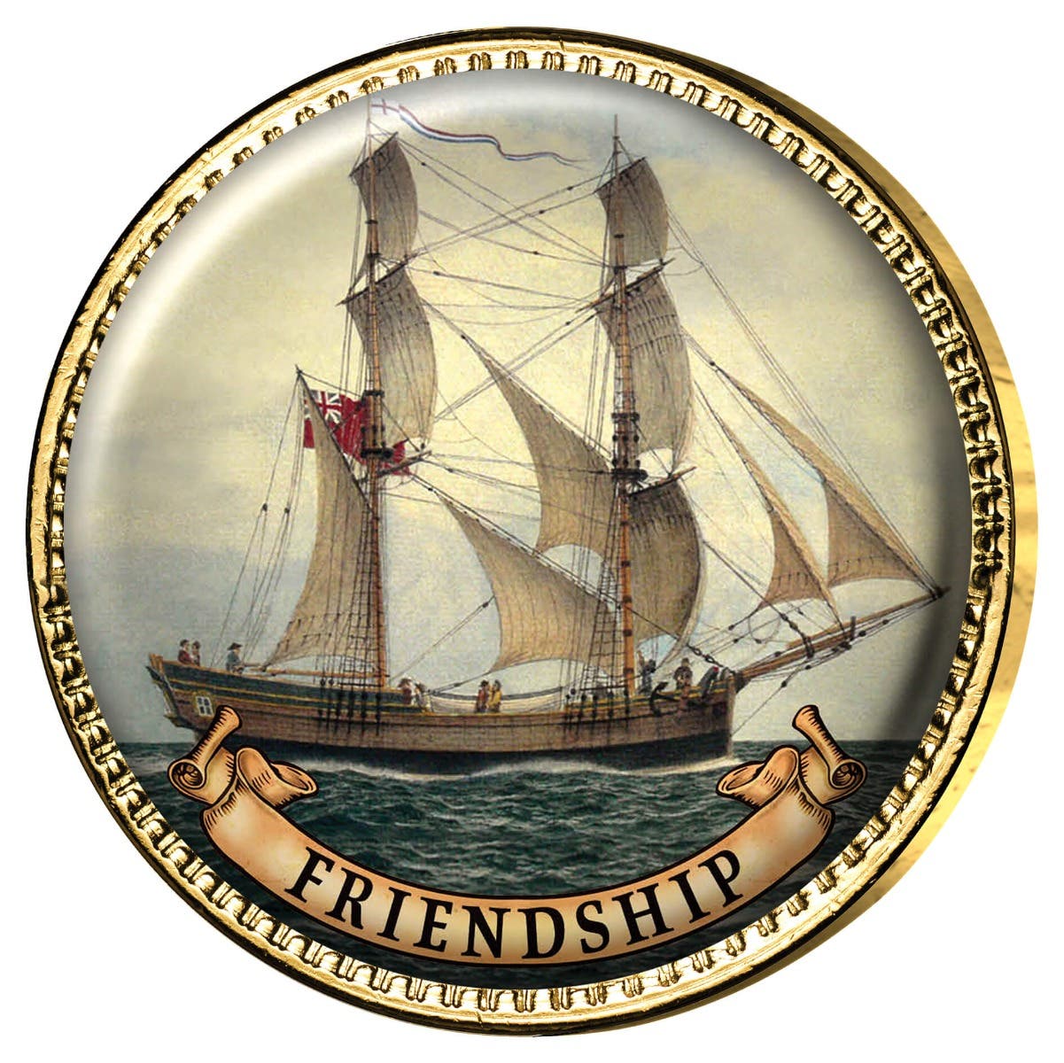 Australia's First Fleet Halfpenny & Penny Enamel Collection