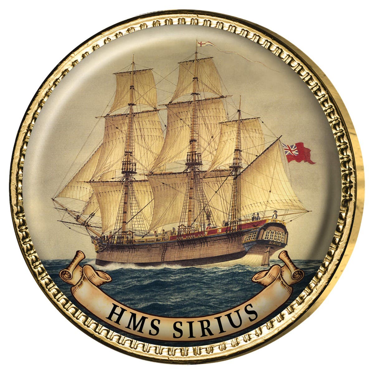 Australia's First Fleet Halfpenny & Penny Enamel Collection