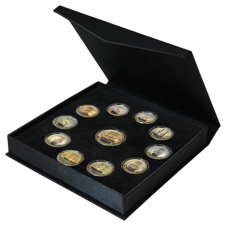 Australia's First Fleet Halfpenny & Penny Enamel Collection