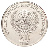 United Nations 50th Anniversary 1995 20c Cu-Ni Coin Pack