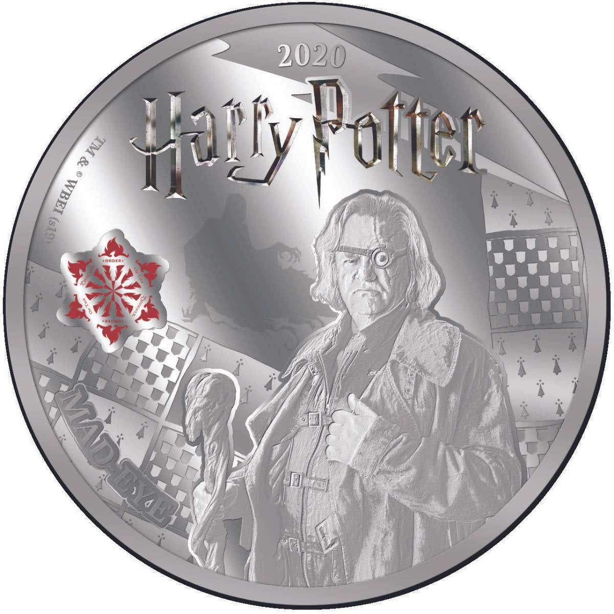 Mad-Eye Moody 2020 50c Silver-plated Coin