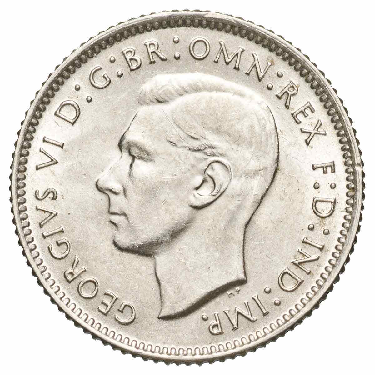 1945 Sixpence Uncirculated