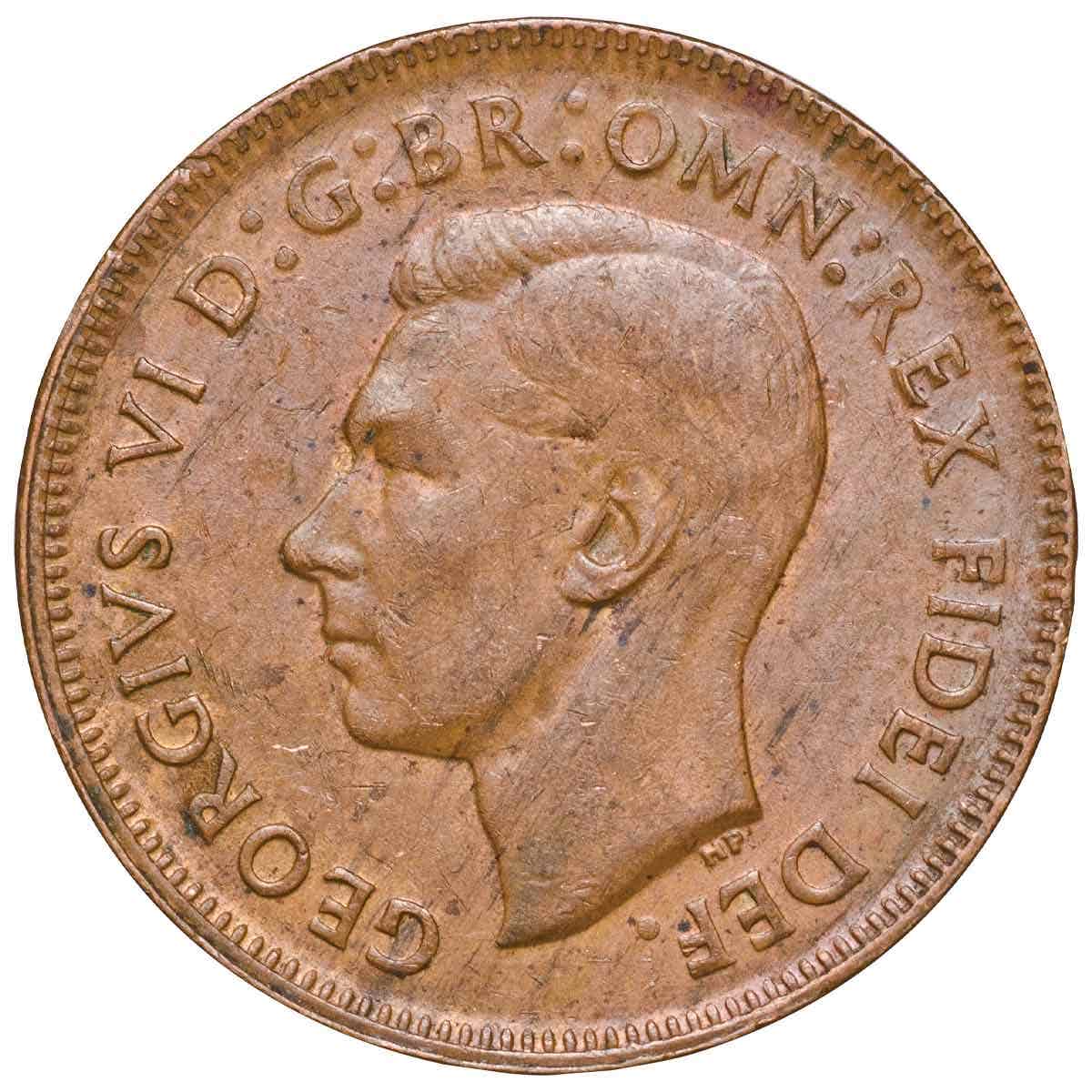 1952 Halfpenny Extremely Fine