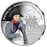 Napoleon & the Battle of Waterloo 2021 50p Colour 1/2oz Silver Proof Coin Set