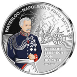 Napoleon & the Battle of Waterloo 2021 50p Colour 1/2oz Silver Proof Coin Set