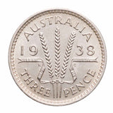 1938 Threepence Uncirculated