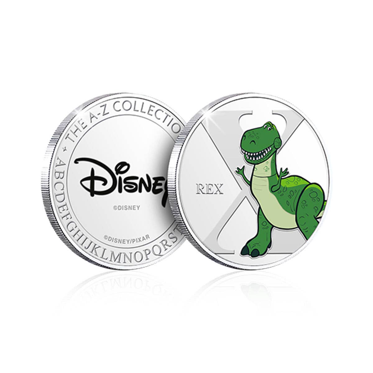 Disney X is for Rex Silver-Plated Commemorative