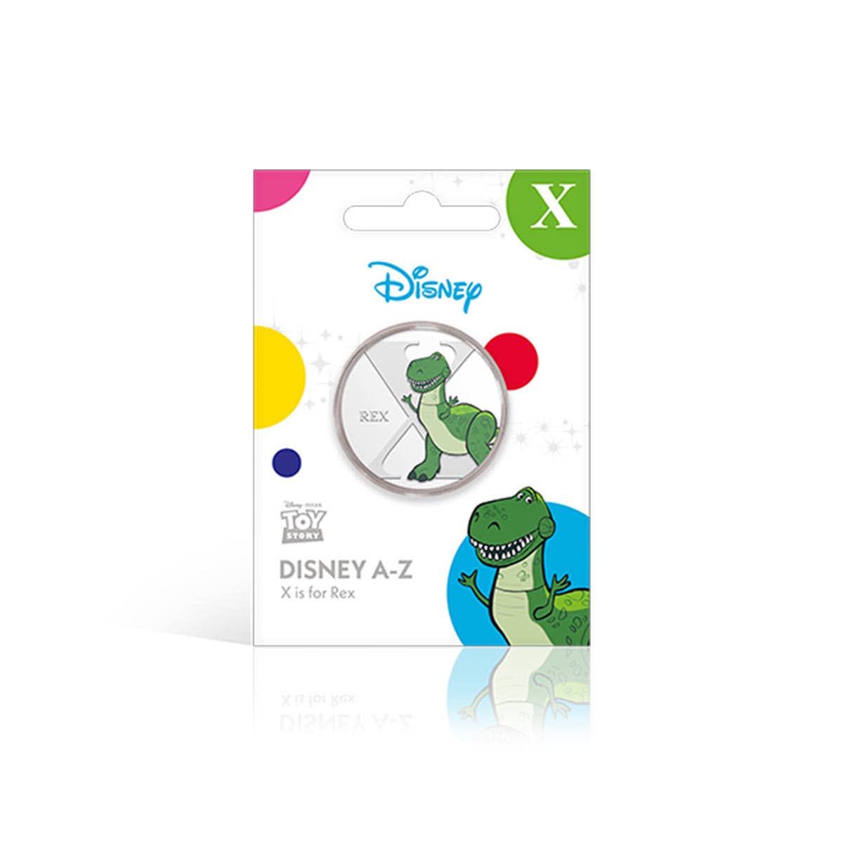 Disney X is for Rex Silver-Plated Commemorative