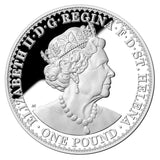 The Gothic Crown Arms 2022 £1 1oz Silver Proof Coin