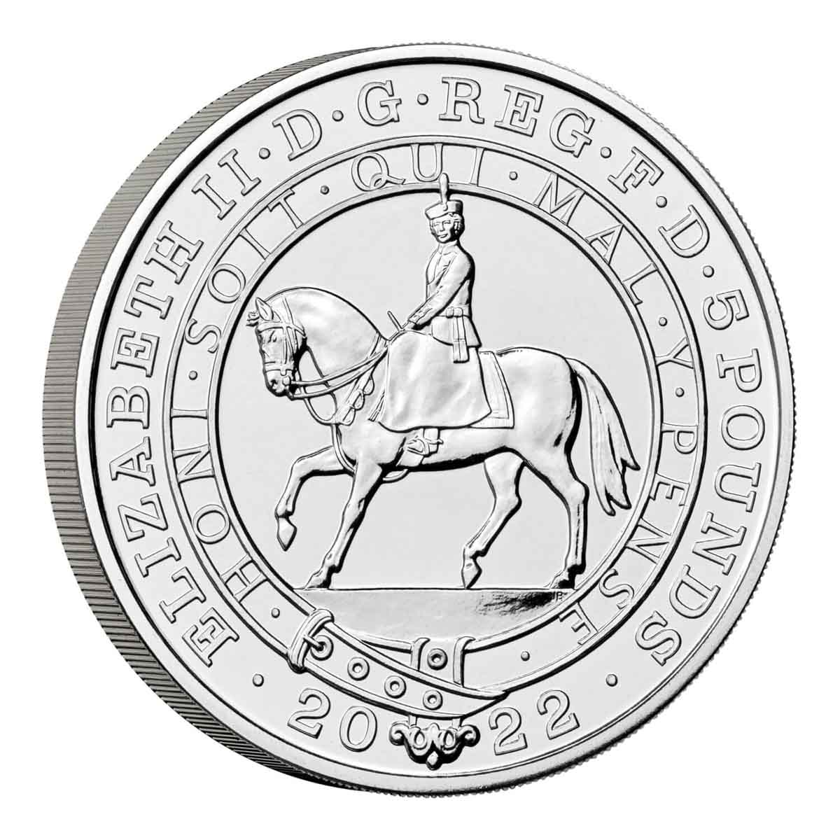 Queen Elizabeth II's Platinum Jubilee 2022 £5 Cupro-Nickel Brilliant Uncirculated Coin