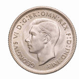 Australia George VI 1943S Shilling Choice Uncirculated Coin