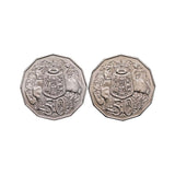 1983 & 1984 50c Specimen Coin Pair