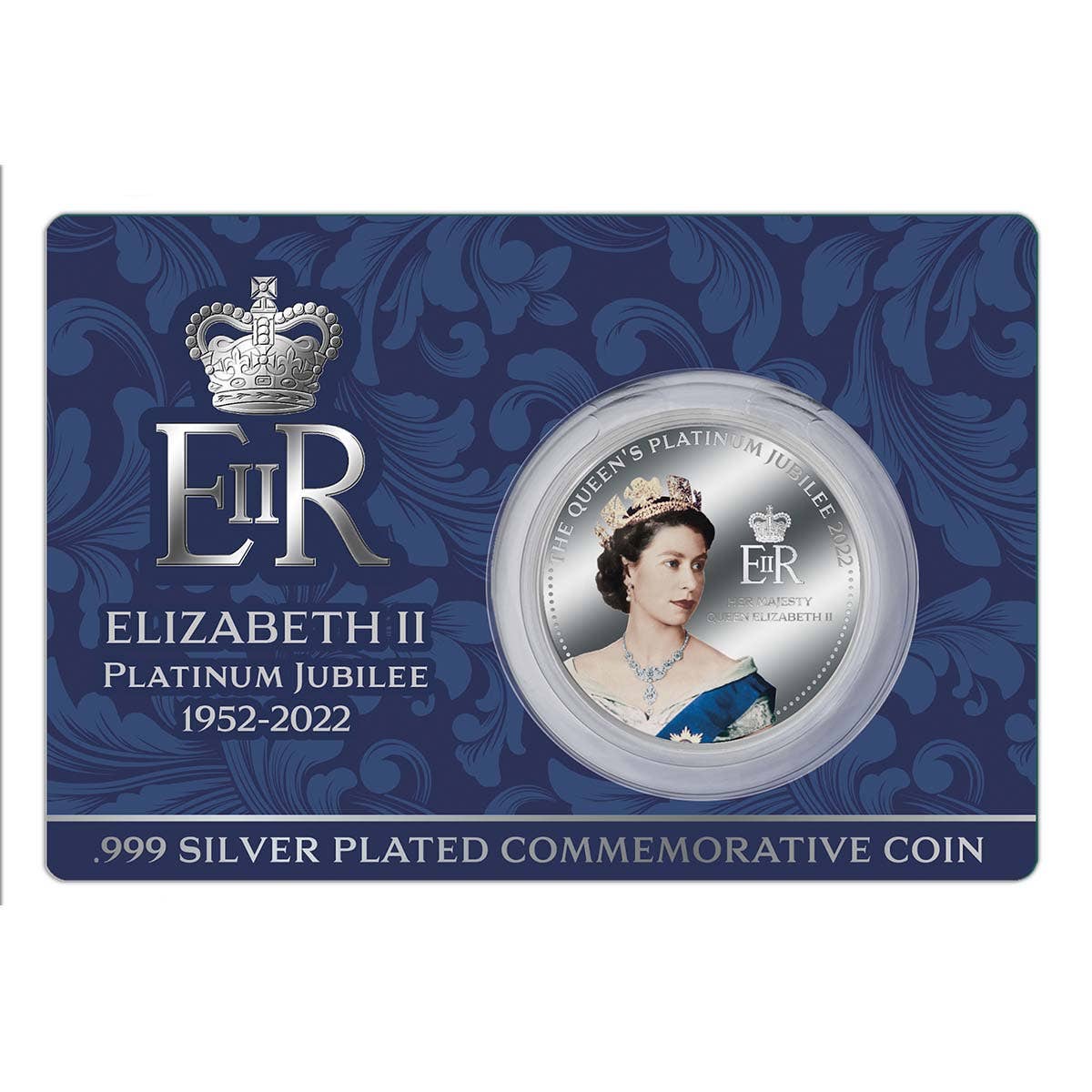 2022 Queen Elizabeth II Platinum Jubilee Coin in Card