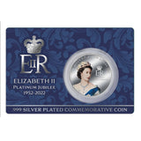 2022 Queen Elizabeth II Platinum Jubilee Coin in Card