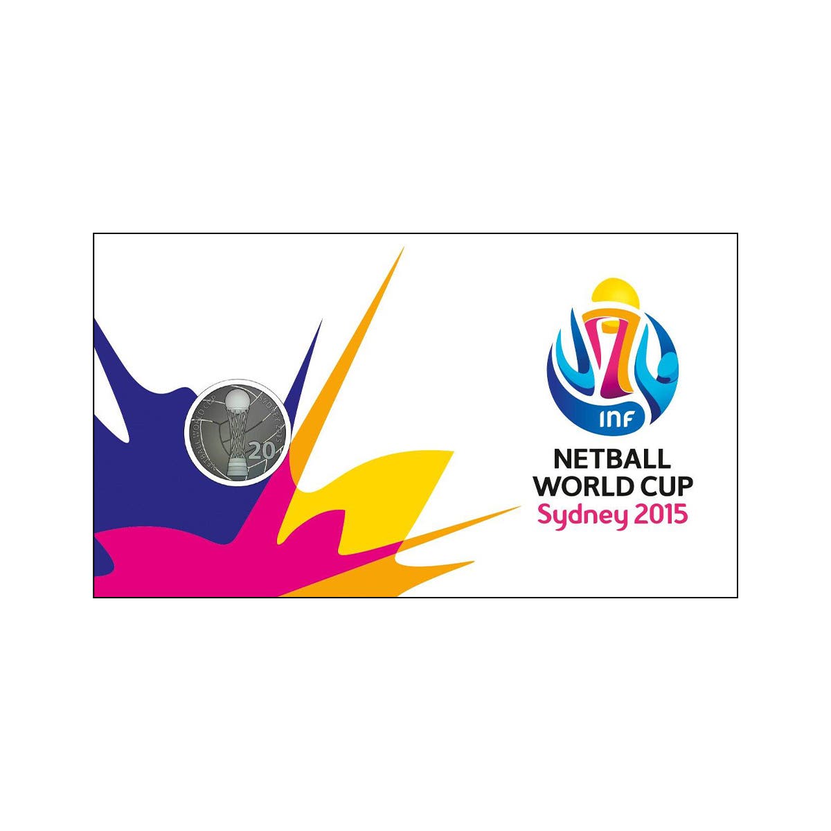 Netball World Cup Sydney 2015 20c Uncirculated Coin Downies Collectables