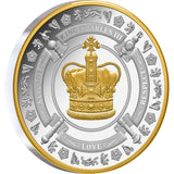 King Charles III Coronation Crown 2023 $1 1oz Silver Proof Coin