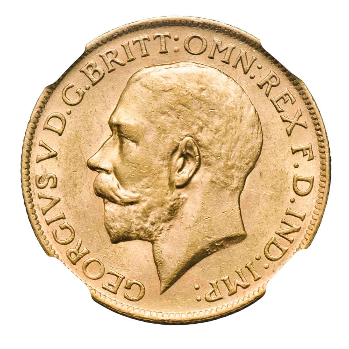 George V 1924M Gold Sovereign NGC MS64 (Choice Uncirculated)