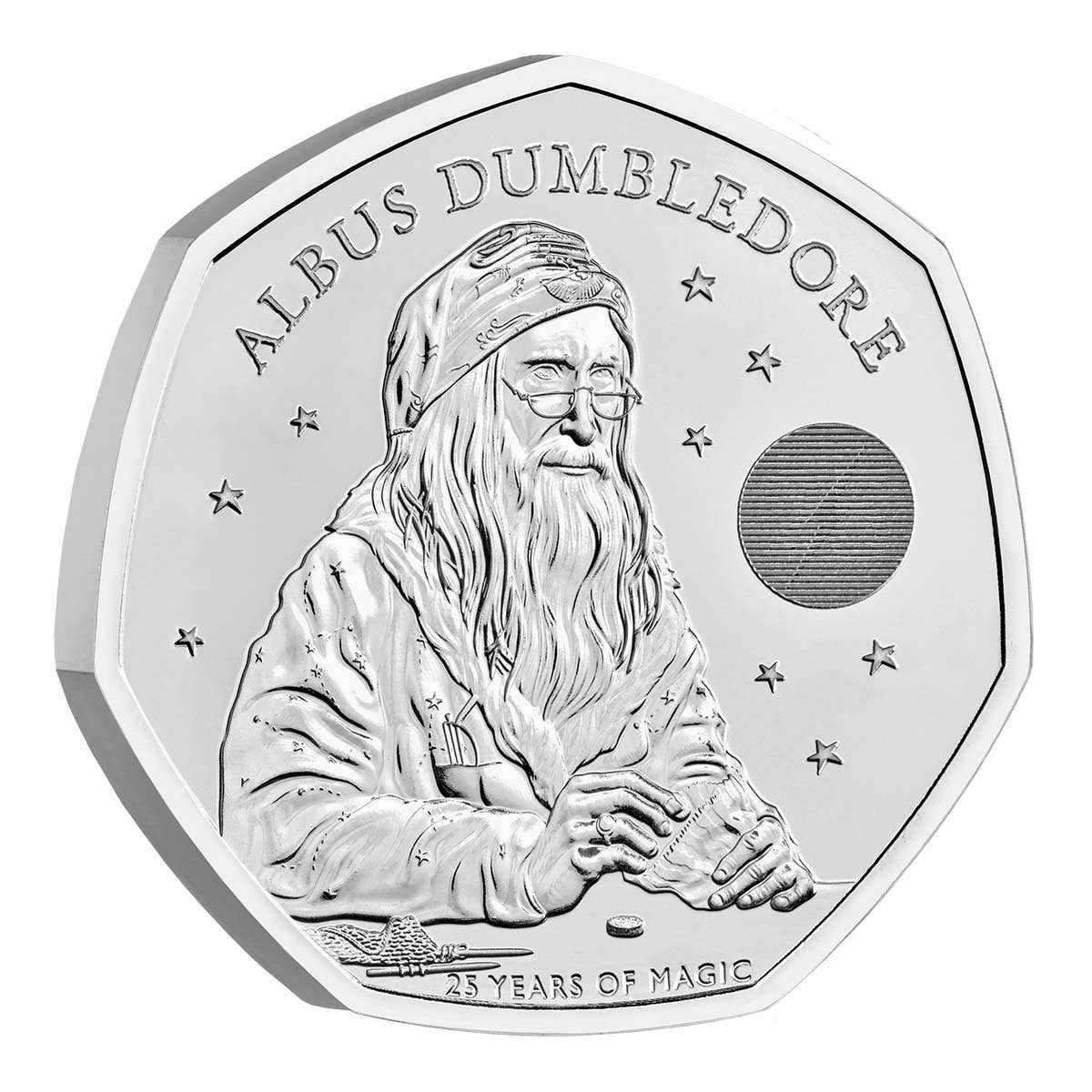 Dumbledore 2022 UK 50p Brilliant Uncirculated Coin