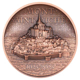 Mont Saint Michel 2023 $1 Copper Antique Coin