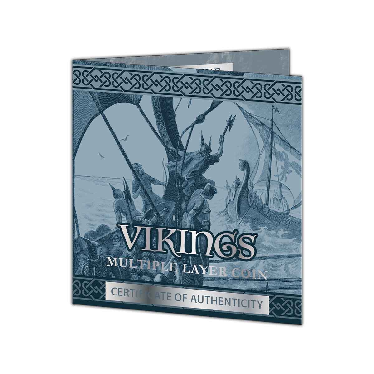 Vikings 2023 $25 Ultra High Relief Kilo Silver Antique Coin